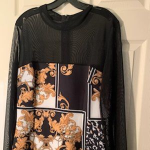 Alexia Admor baroque dress